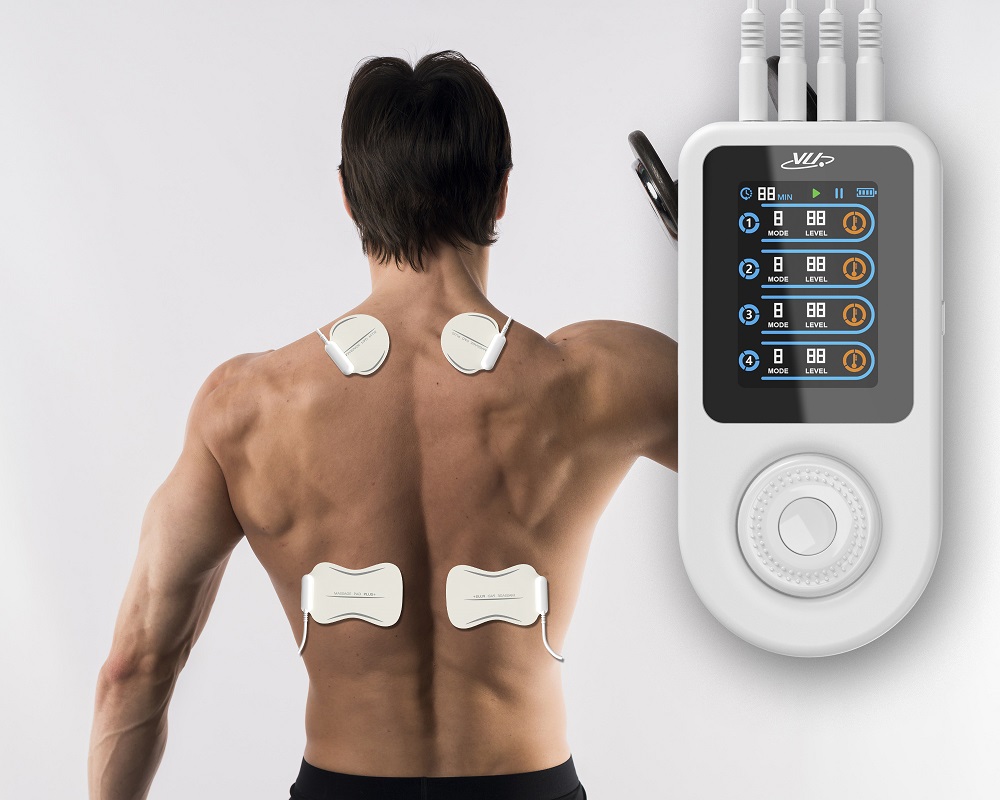 O que é o estimulador muscular elétrico TENS Unit EMS?